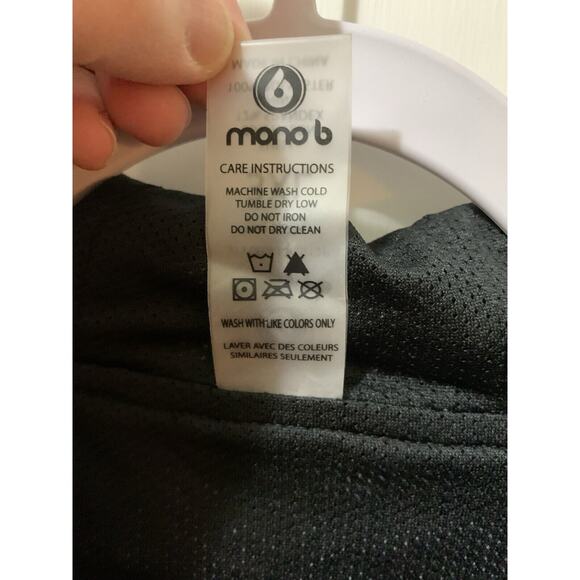Mono B Jacket Women’s 3XL Black Gray Camo Athletic Jacket Zip - Picture 5 of 12
